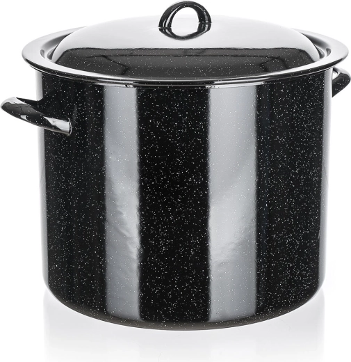 Smaltovaný hrnec s poklicí 30 cm, 17 l