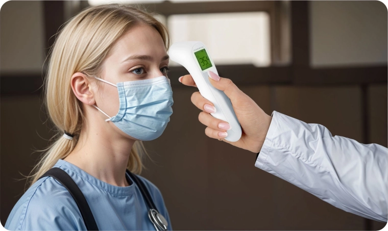 Okamžité bezkontaktní měření za 1 sekundu