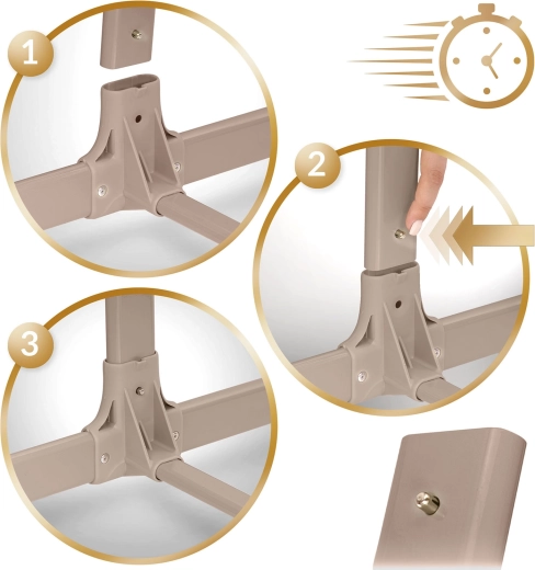 Rychlé složení a snadná údržba