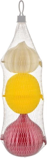 Sada mini plastových dóz na česnek, cibuli a citron (3 ks)