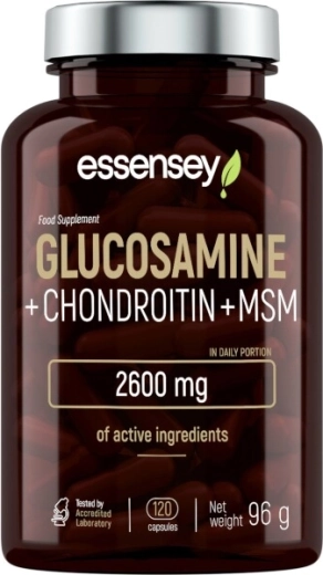 Essensey glukosamin + chondroitin + MSM (120 kapslí)