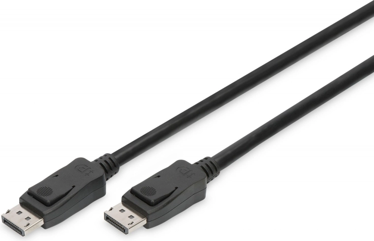 DisplayPort kabel 8K s pojistkou, 2 m, černý