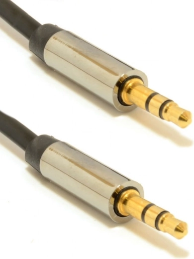 Stereo audio kabel 3,5 mm jack – muž–muž 1,8 m