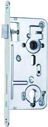 Zadlabací zámek K136 72/80 P-L bílý, válcový s převodem