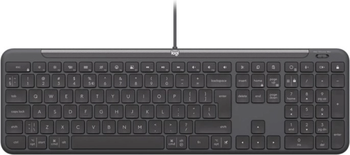 Nízkoprofilové klávesy a štíhlý design