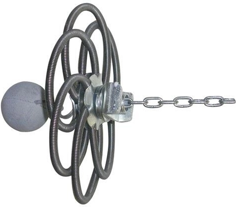 Komínová růžice se závažím 130–230 mm, 6 pružin