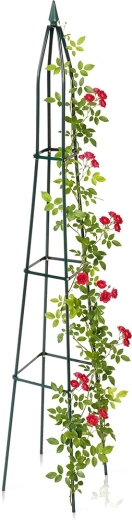 Vilde zahradní obelisk pro popínavé rostliny zelený 190 cm