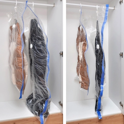 Ušetří až 75 % místa ve skříni