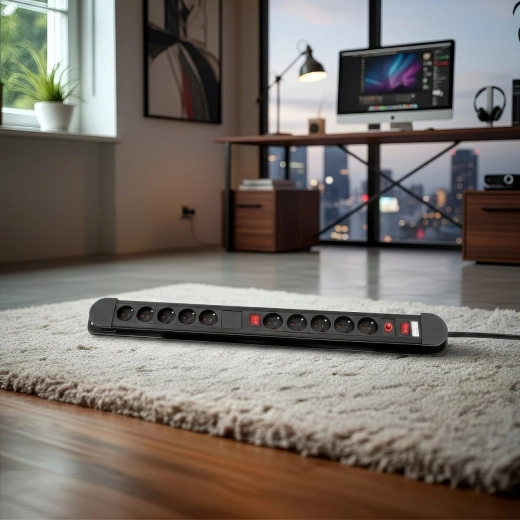 Dvě skupiny zásuvek s nezávislými vypínači