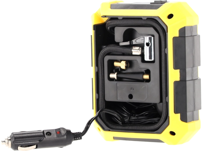 Integrované úložiště kabelu, hadice a nástavců