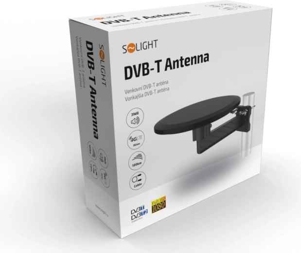 Výkonný zisk až 49 dB pro stabilní příjem