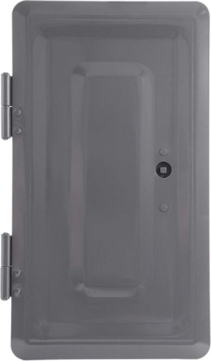 Dvojitá komínová dvířka šedá 160 × 320 mm