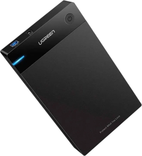 UGREEN US222 externí box na disk SATA 2,5/3,5" s USB 3.0, černý