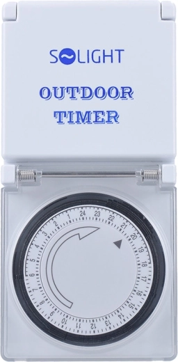 Solight venkovní mechanický časový spínač 24 hodin