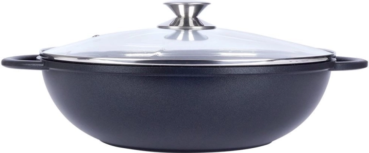 Skleněná poklice s ventilem páry