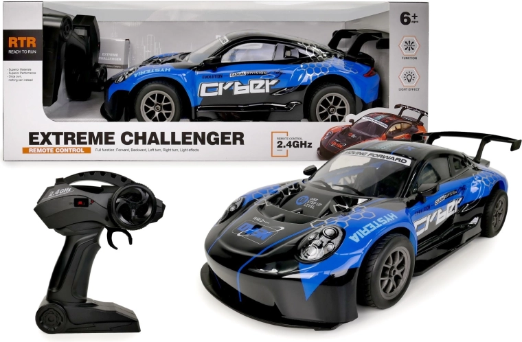 Modré RC auto na dálkové ovládání 48 cm 1:8 - 1 kus