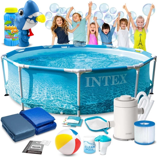 Intex zahradní rámový bazén s filtrací 305 × 76 cm 16v1