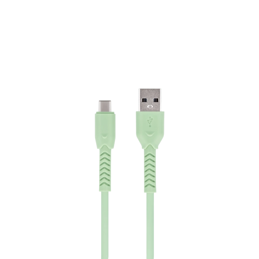 Maxlife MXUC-04 USB na USB-C kabel 1 m zelený