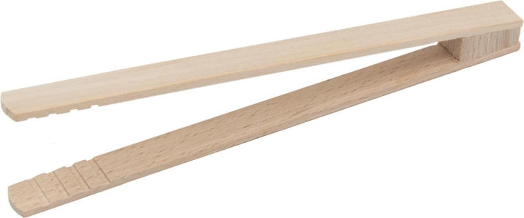 Dřevěné ploché kuchyňské kleště 21,5 cm