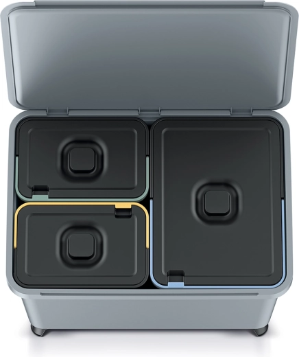 Tři samostatné nádoby pro přehledné třídění