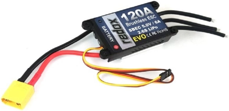 120A výkon pro brushless pohony