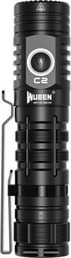 Wuben C2 kapesní svítilna 2000 lm, černá