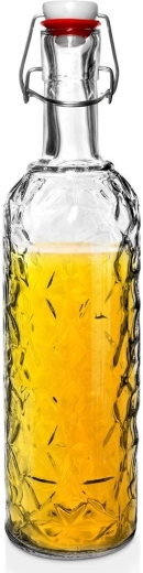 Skleněná lahev s klipem 1,1 l