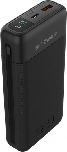 Powerbanka BlitzWolf 20000 mAh s rychlým nabíjením 22,5 W