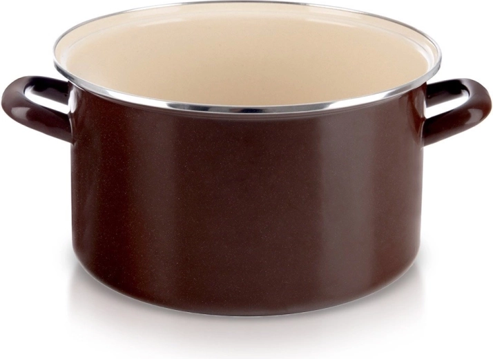Emailyovaný hrnec Brown 30 cm, 10 l