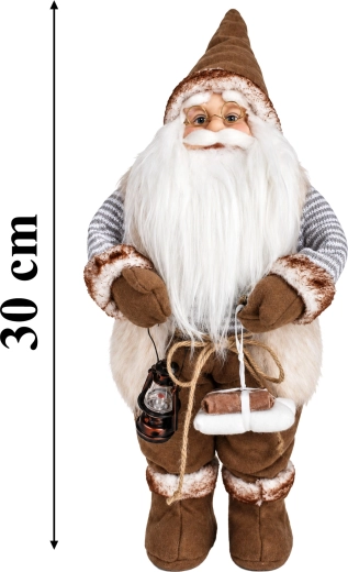 Skandinávský vánoční Santa figurka 30 cm