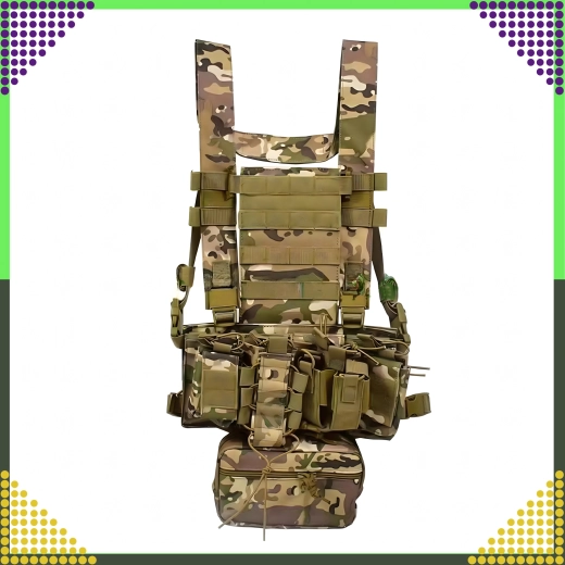 Taktická modulární vesta MOLLE lehká pro airsoft a outdoor