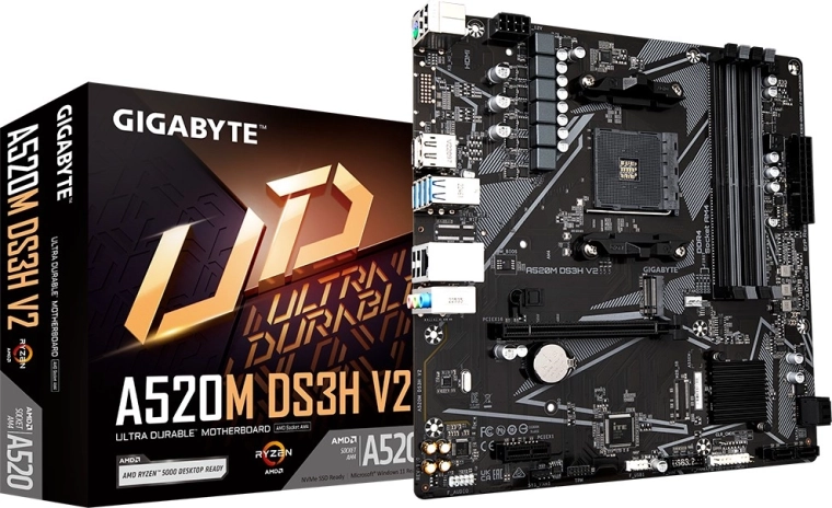 Základní deska GIGABYTE A520M DS3H V2 (AM4, mATX)
