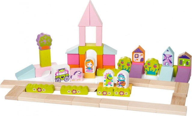 Pohádkové město - dřevěná stavebnice pro děti od CUBIKA