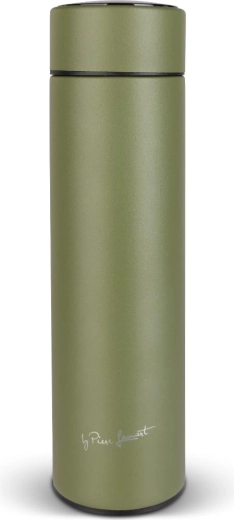 Lamart termoska s digitálním teploměrem 450 ml zelená