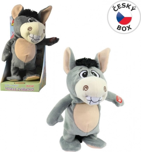 Oslík opakující a chodící 22 cm