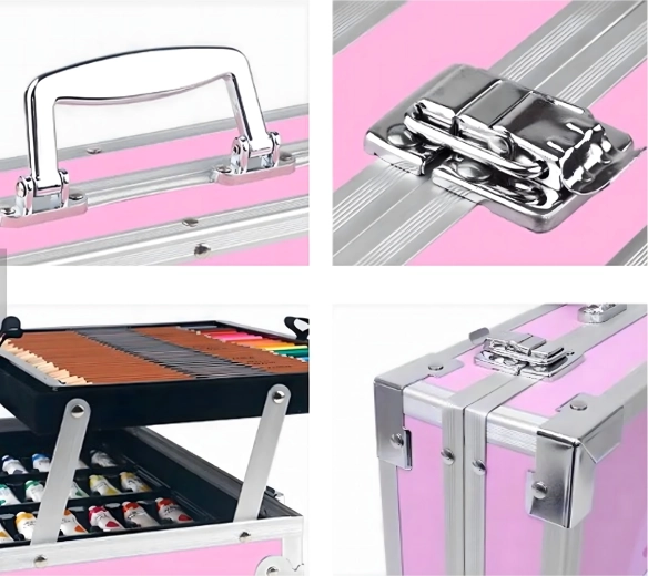 Odolný hliníkový kufřík s kováním