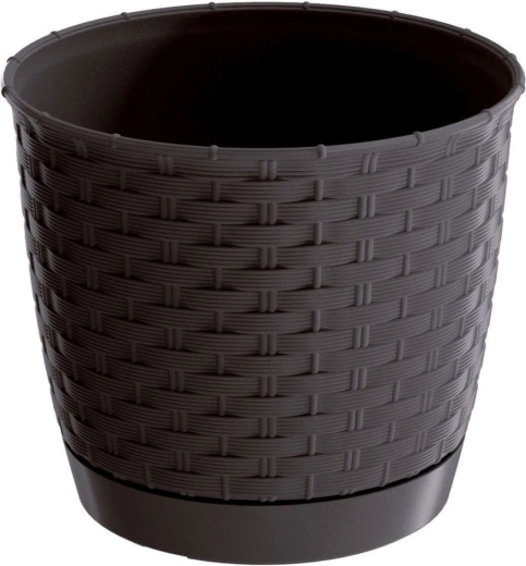 Květináč Ratolla Round 30 cm umbra s vložkou