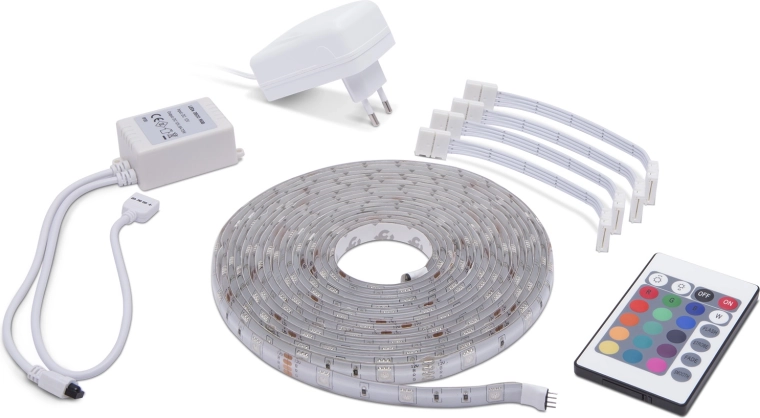 RGB LED pásek s dálkovým ovládáním 5 m