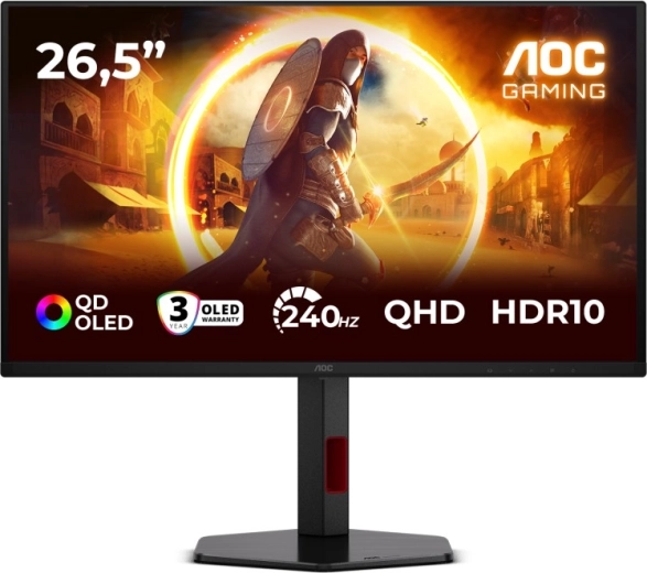 Herní monitor 26,5" QD‑OLED 240 Hz