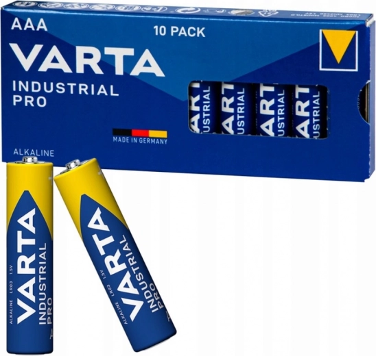 Alkalické baterie AAA Industrial Pro – 10 ks
