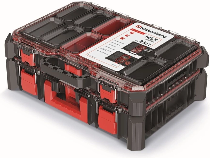 Organizér MSX set 54,3 × 39 × 20 cm, černý