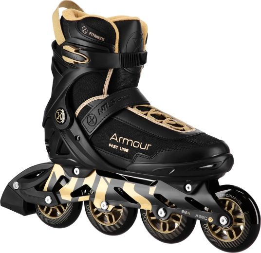 Inline brusle NILS Extreme Armour – Černá-zlatá 913159-6