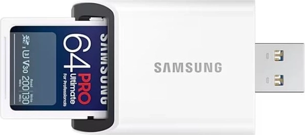 samsung pro ultimate sd karta 64 gb + čtečka