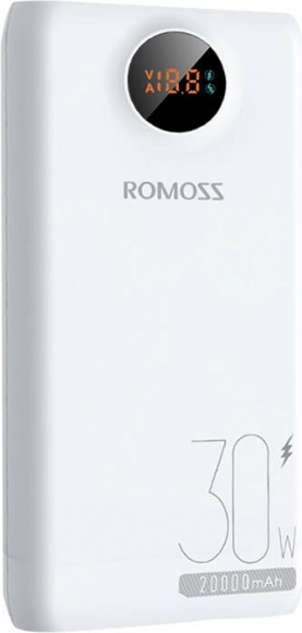 Powerbanka Romoss 20000 mAh 30 W bílá