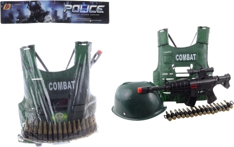 Vojenská sada s vestou pro děti