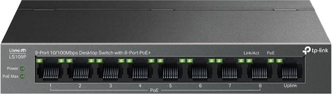 TP-Link síťový přepínač s 8 porty PoE+