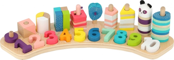 Vilac dřevěná učební sada počítání Pod jednou střechou