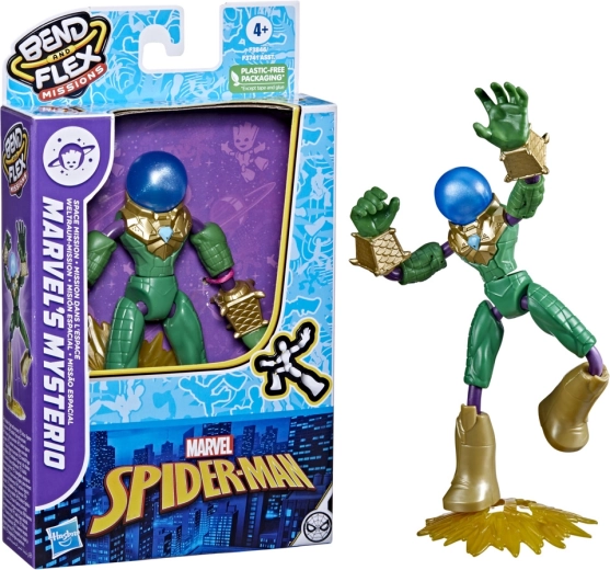Marvel Spider-Man Bend and Flex Missions akční figurka – Marvel's mysterio