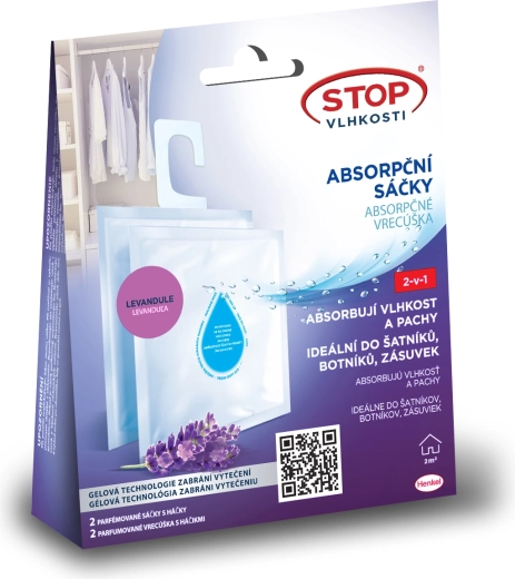 Ceresit Stop vlhkosti absorpční sáčky relax levandule 2×50 g