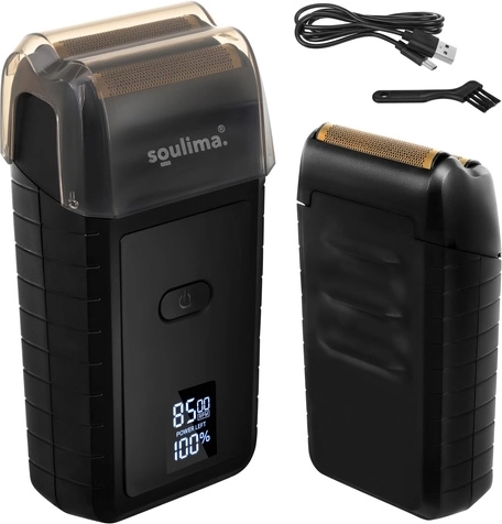Elektrický holicí strojek SOULIMA s LED displejem a USB‑C